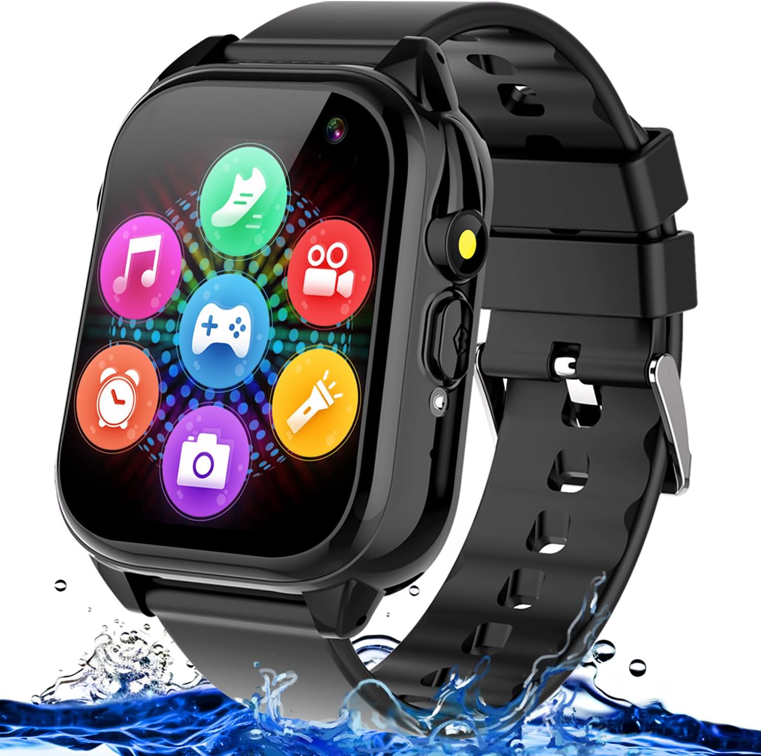 Semloo Waterproof Kids Smart Watch: 26 Games & HD Camera