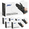 JMU Black Nitrile Gloves Small Case of 1200 - Durable, Food Safe