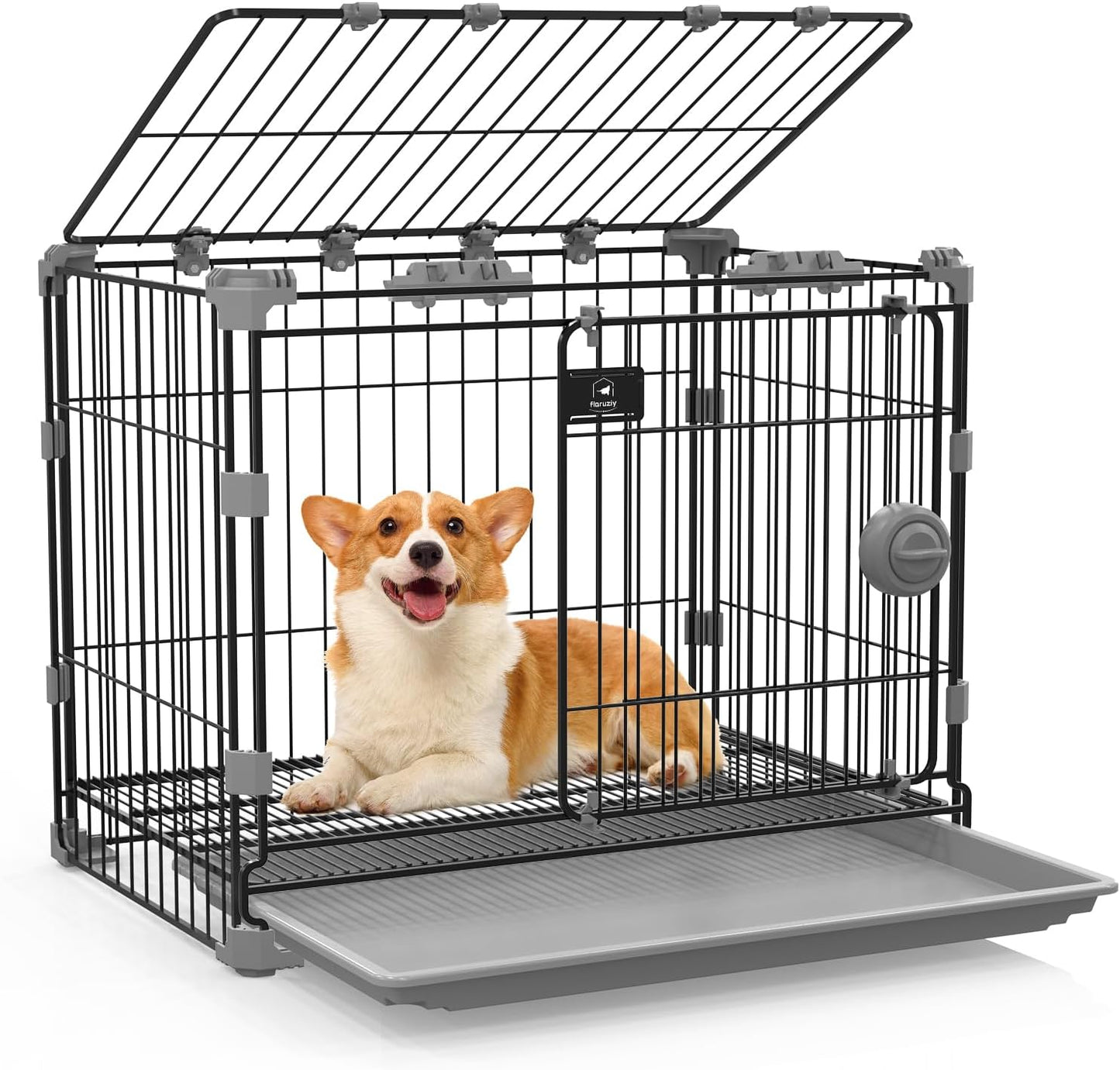 Dog Crate for Medium Dogs, Sturdy 30 inch Indoor Kennel