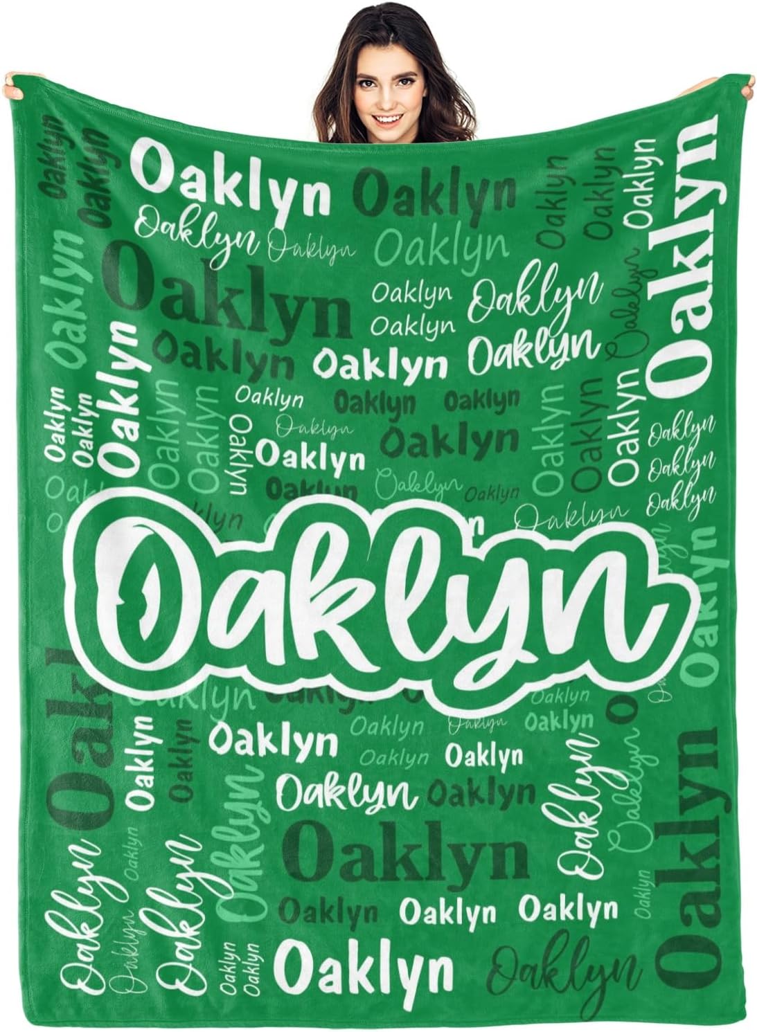Custom Blanket with Name Personalized for Kids and Adults