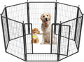 Dog Playpen 36 inch Heavy-Duty Metal Pet Fence for Safety