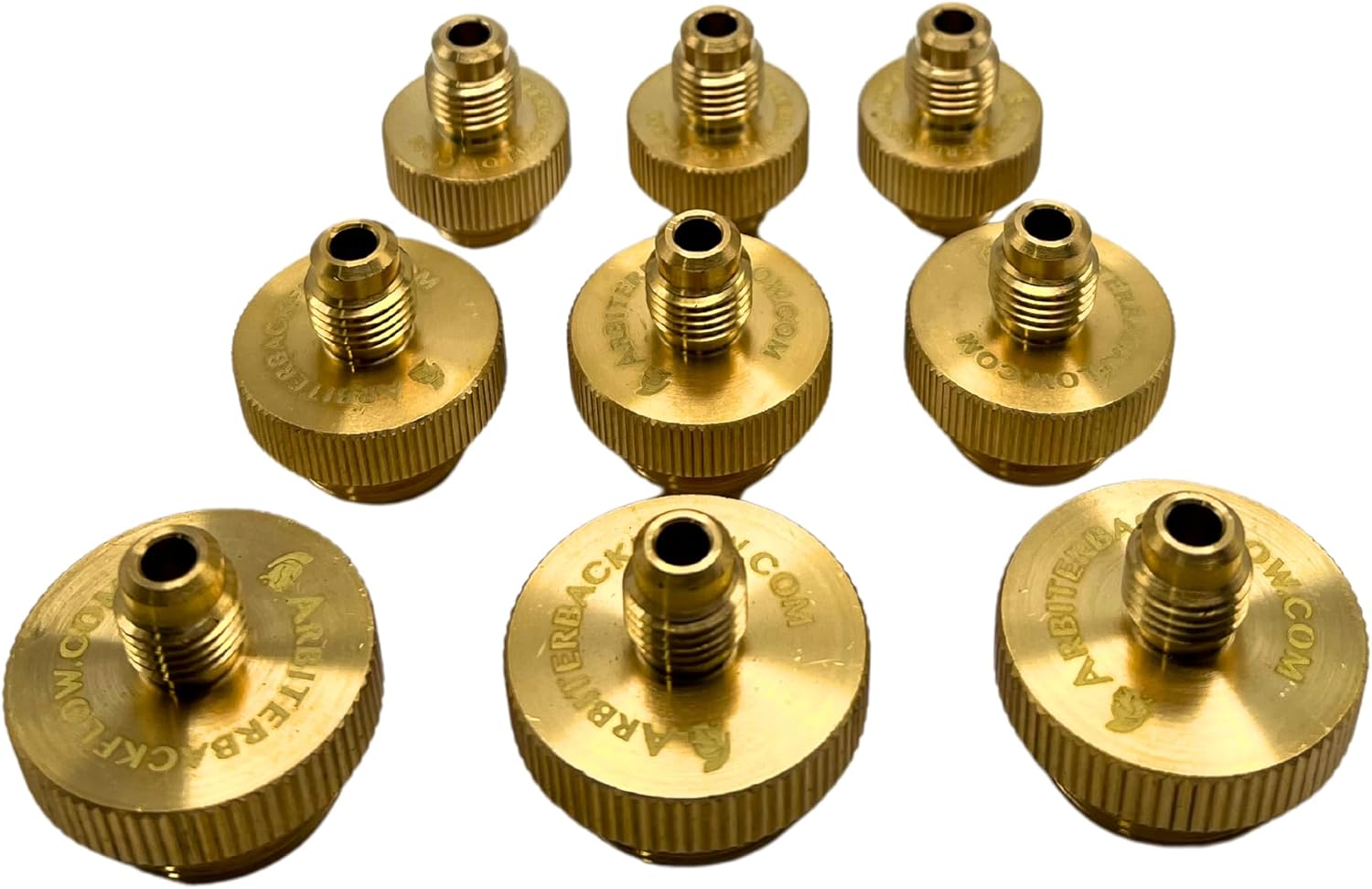 Arbiter Backflow Quick Connect Test Fittings Set of 9 Sizes