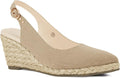 Womens Canvas Espadrille Wedge Sandals - Comfortable Summer Wedges