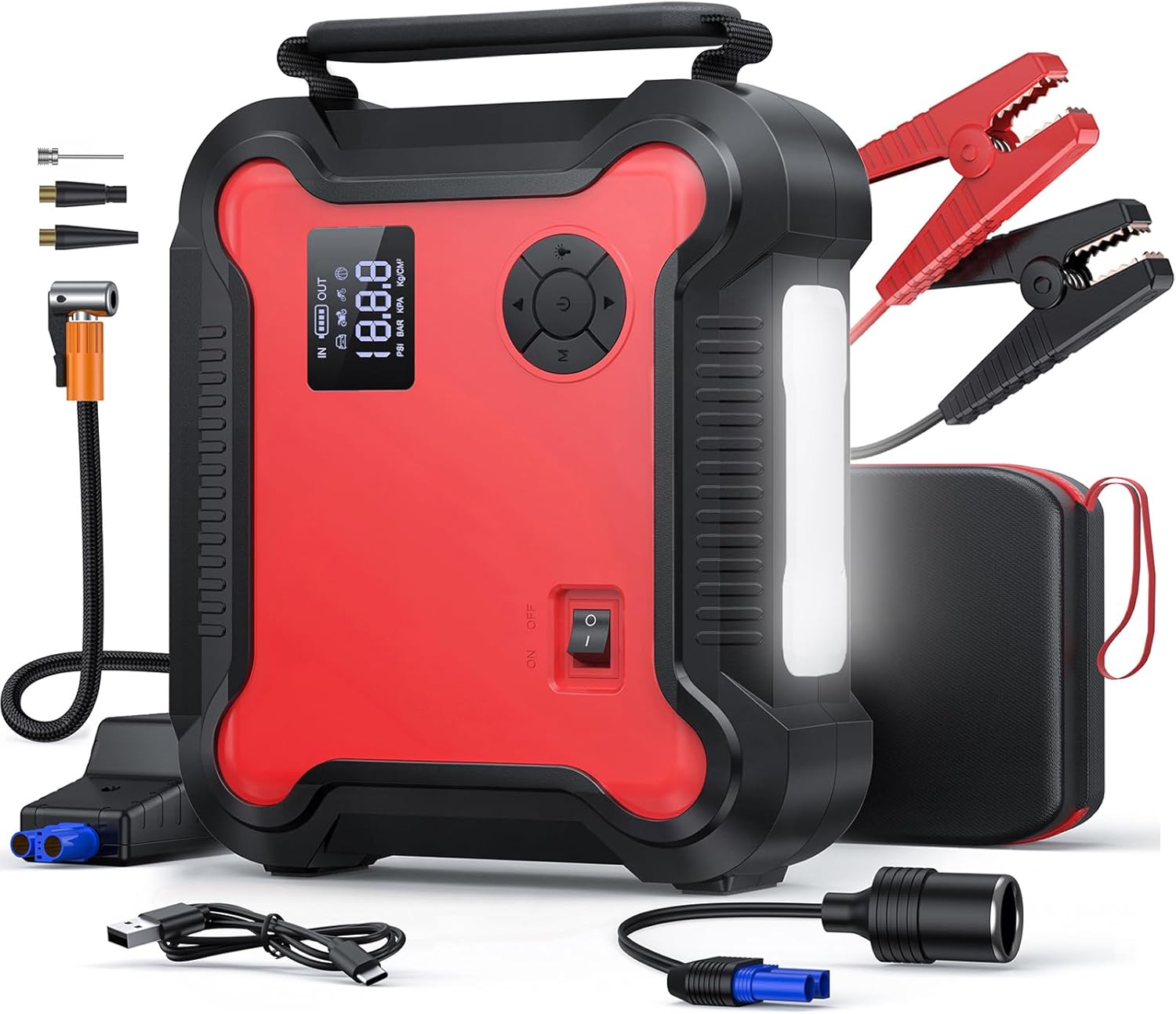 BuTure VAC: 6000A Jump Starter & Compressor