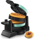Waffle Maker Double Belgian 1400W Flip - Fast 2 Waffles