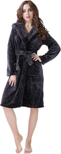 Richie House Women's Plush Fleece Bathrobe RH1591 - Warm Comfort