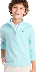 boys Saltwater Quarter-zip - Soft Moisture-Wicking Layering Top