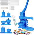 MECOLOUR Button Maker Machine 3 Sizes - DIY Pin Press for Badges