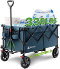 Hikenture 330lbs Collapsible Wagon Cart - Ultra-Large Utility Wagon