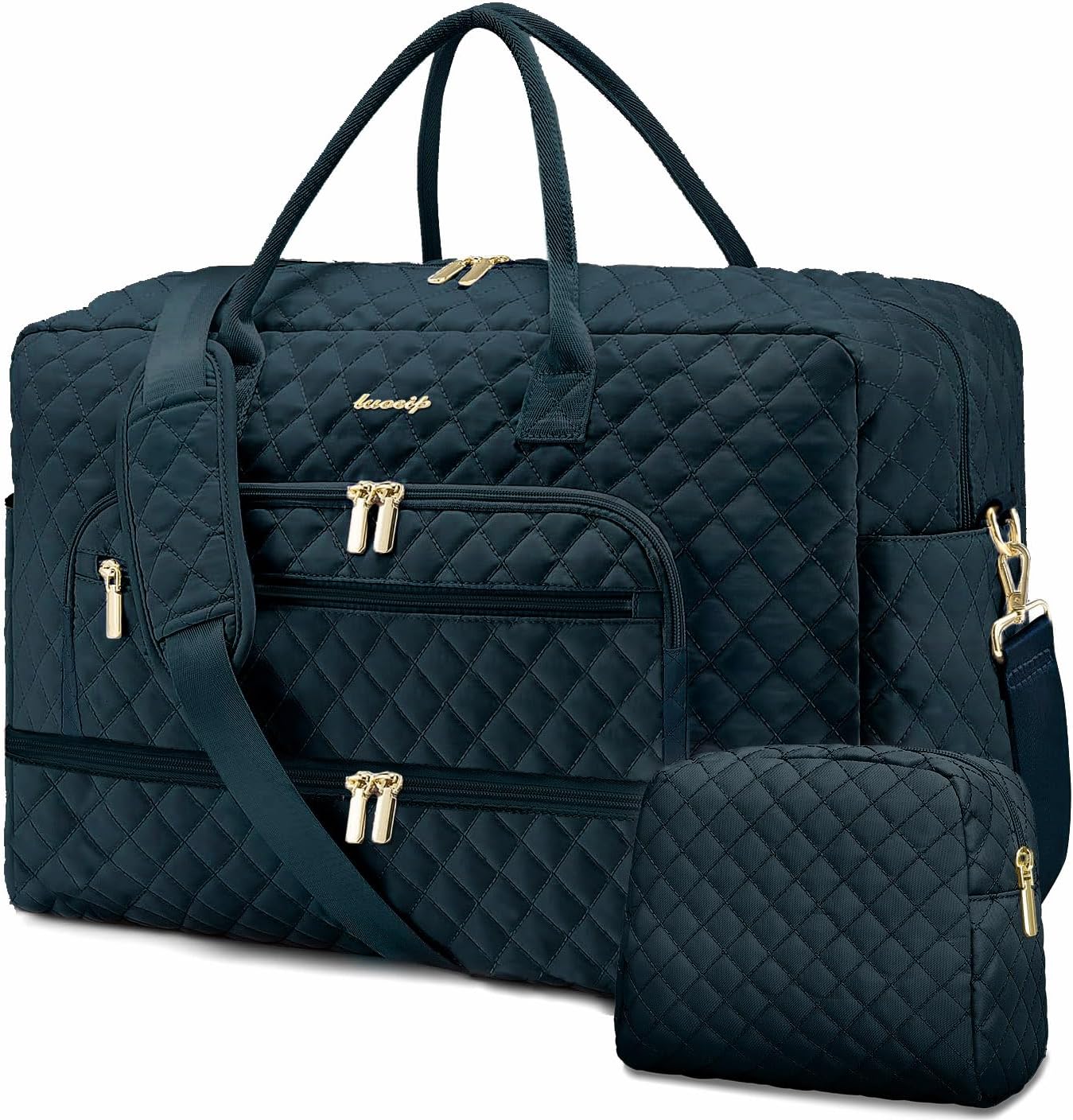 Travel Duffle Bag Weekender for Women with Shoe Compartment