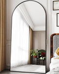 Full Length Mirror 76x34 Arched Floor Mirror - Freestanding Full Body