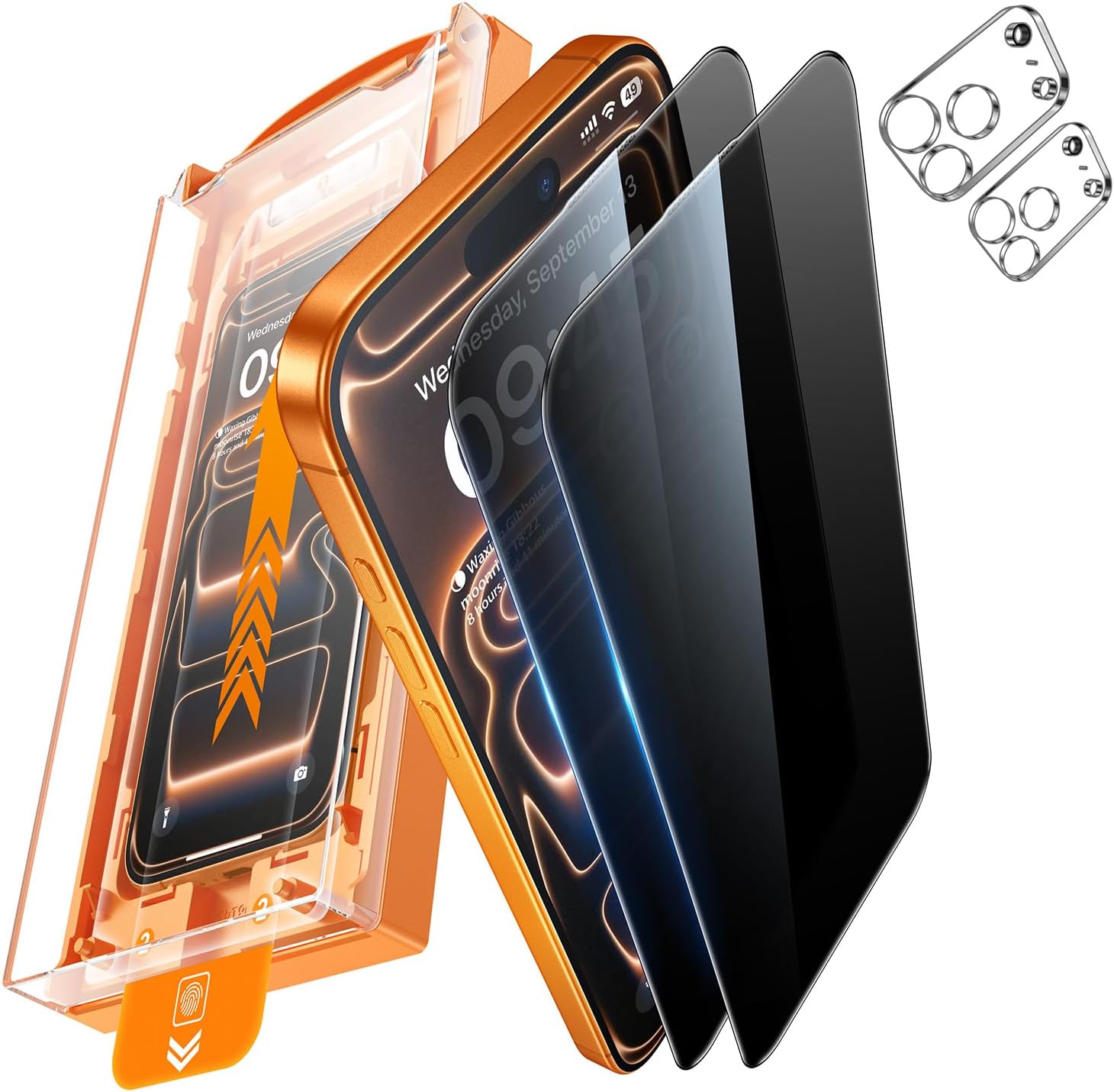 UNBREAK 9H+ Glass Privacy Screen Protector for iPhone 17 Pro Max