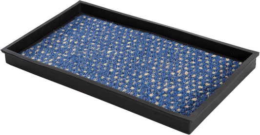Durable Rubber Boot Tray with Coir for Entryway Organization