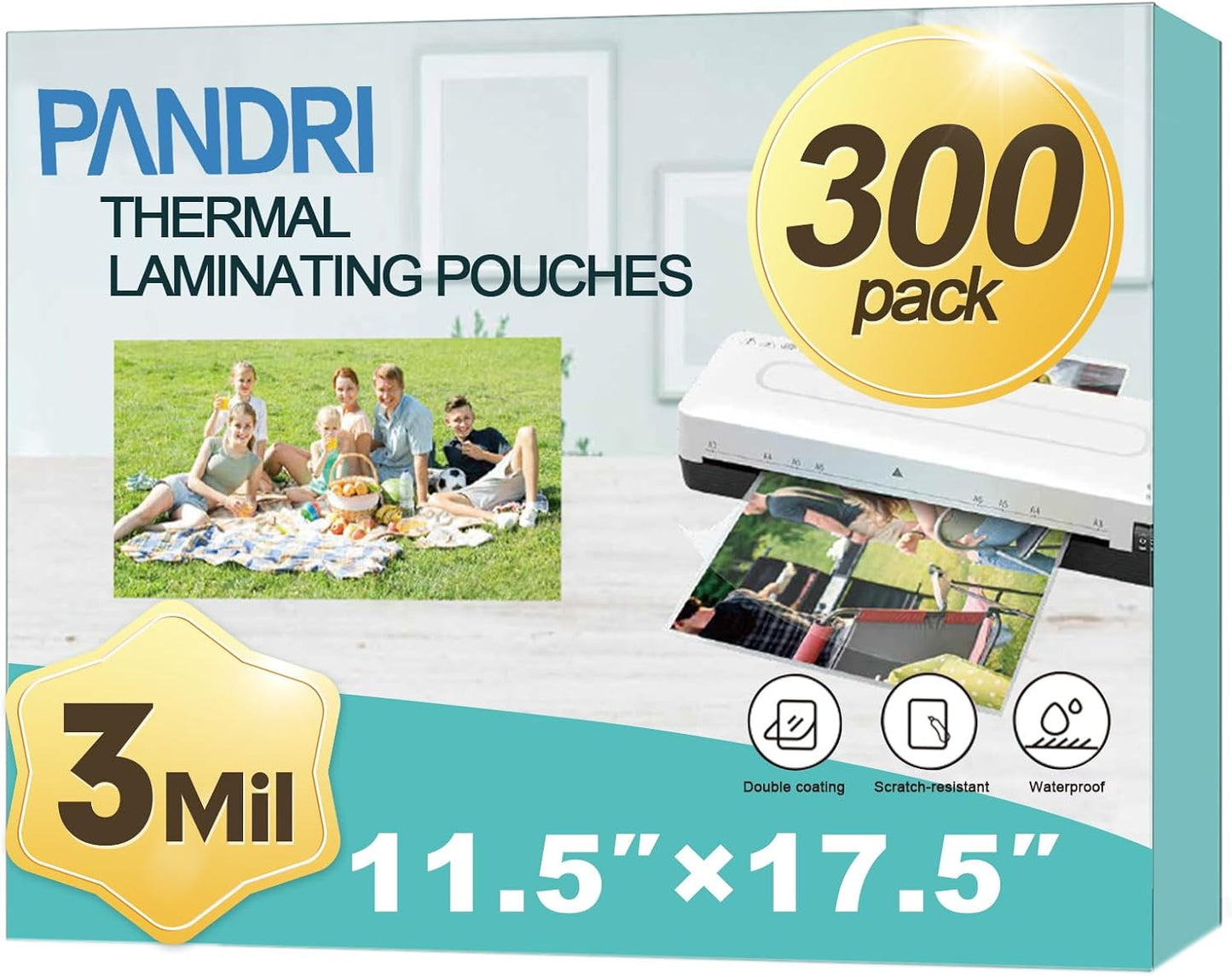 Laminating Sheets 300 Pack for 11 x 17 Inch Documents