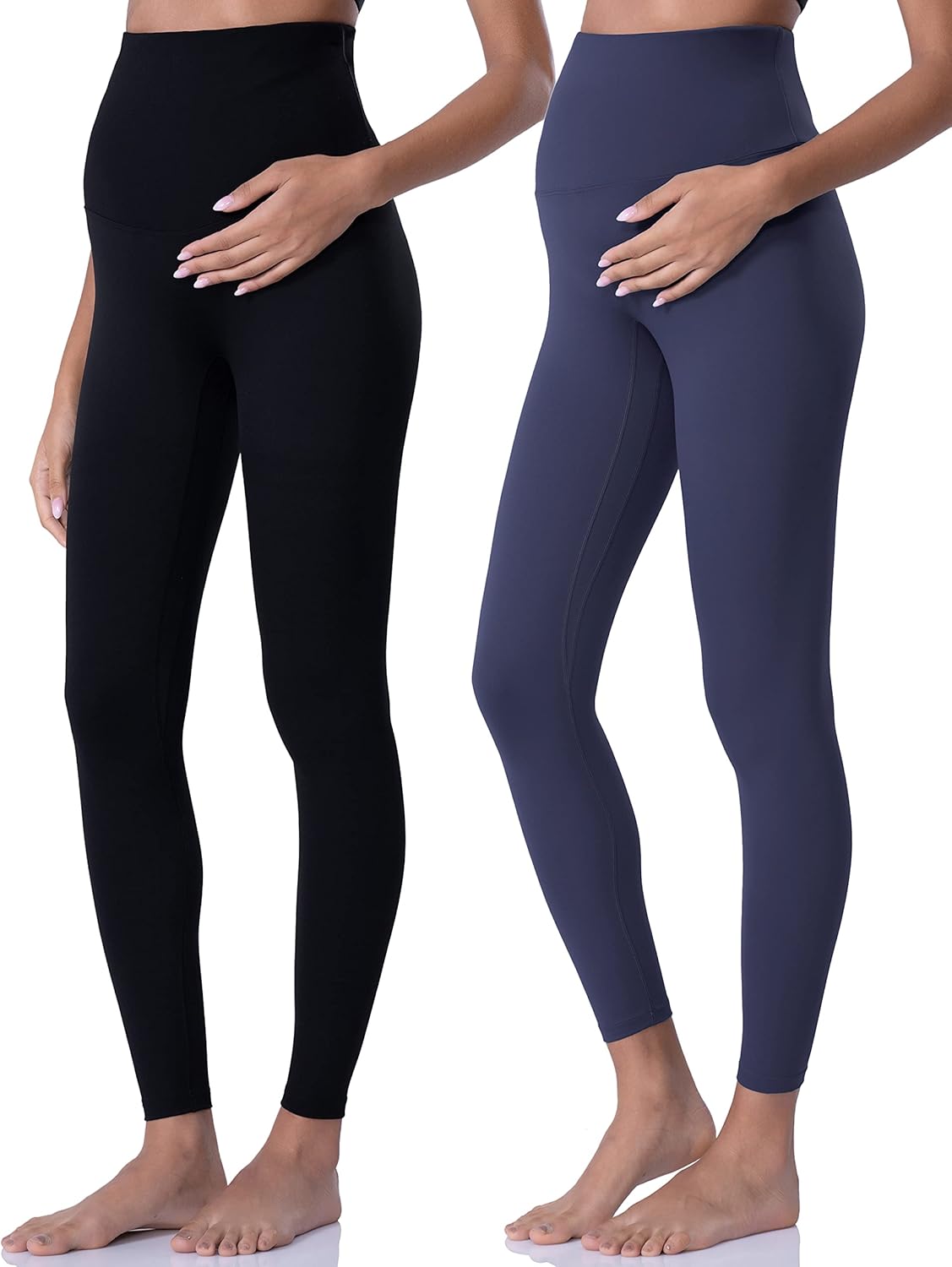Maternity Leggings Over The Belly for Active Women by POSHDIVAH