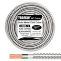 75ft 6/2 Metal Clad MC Cable with Ground - Heavy Duty 6 AWG