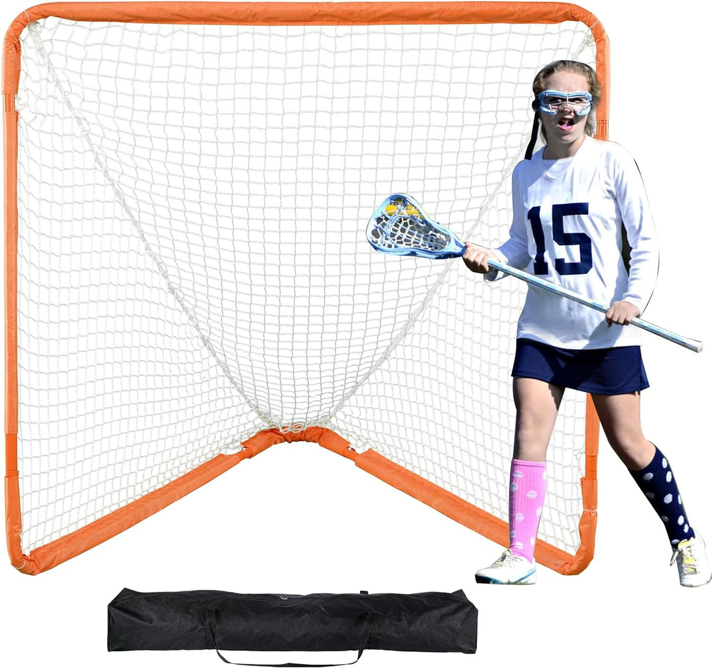 VEVOR Portable Lacrosse Goal - Ideal Training Accessory Set