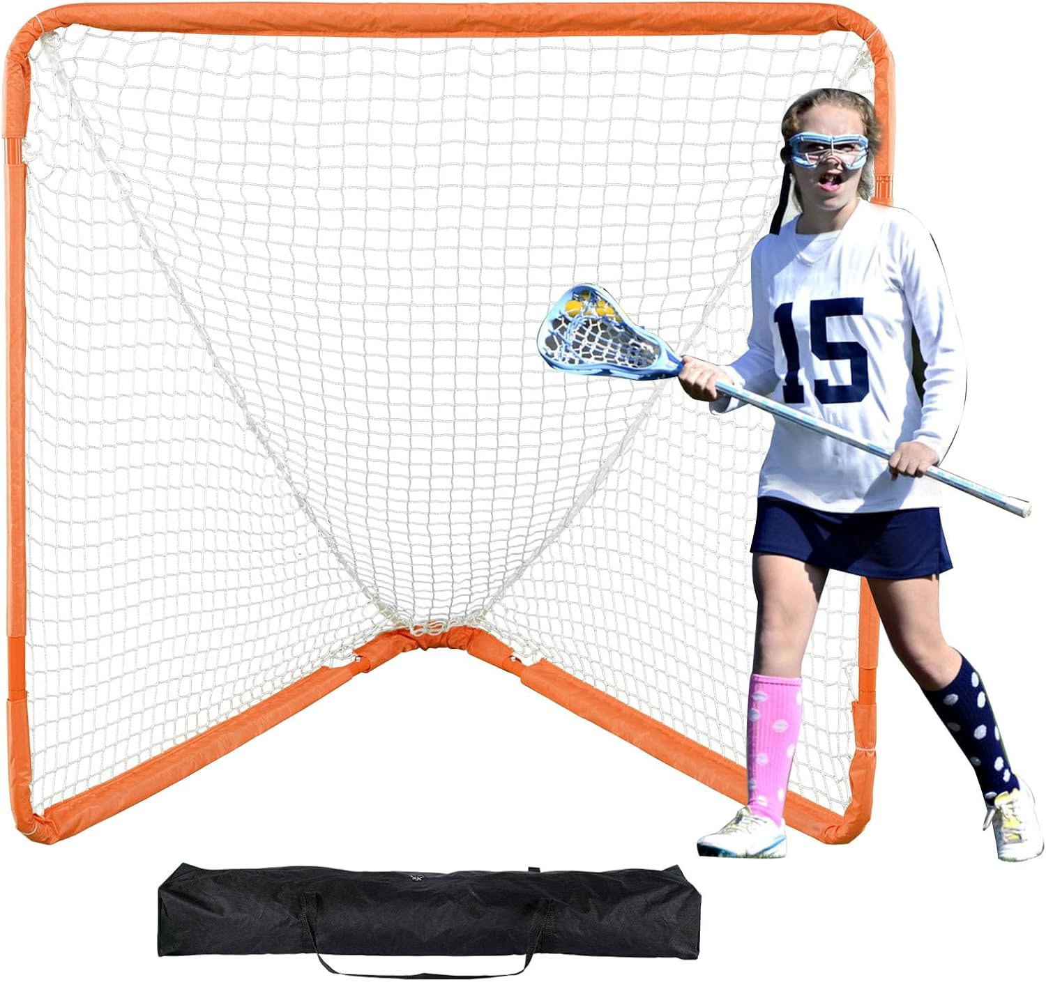 VEVOR Portable Lacrosse Goal - Ideal Training Accessory Set
