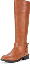 Women's Knee High Riding Boots by Jeossy for Casual Elegance
