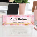 Acrylic Desk Name Plate Personalized - Custom Office Name Plate