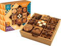Wooden Brain Teaser Puzzles Box Set 9 in 1 - Challenging Mind Games