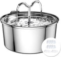 DOOOB Cat Water Fountain 3.2L Stainless Steel - Quiet, Hygienic