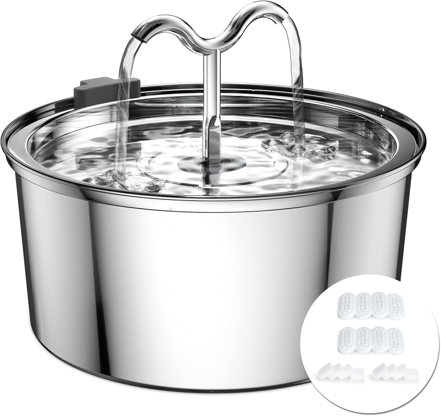 DOOOB Cat Water Fountain with 3.2L Capacity and Quiet Pump