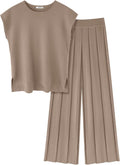 Ekouaer Lounge Sets for Women Two Piece Outfits - Soft Knit Cap