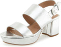 Aerosoles Womens Camilia Heeled Sandal - Supportive Platform Heel