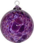 Ornament Handmade Blown Glass Hanging Tree Holiday Decor - Purple