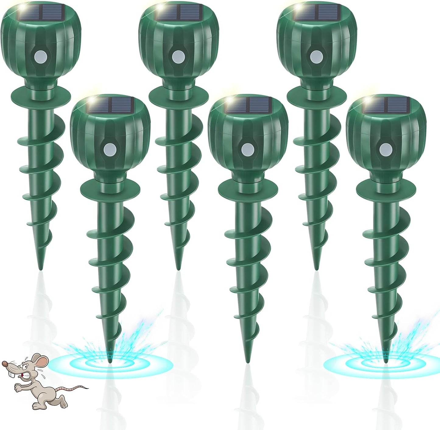 Solar Powered Mole Repellent for Effective Lawn Protection