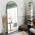Full Length Mirror 65x22 Arched Full Body Mirror - Elegant Floor