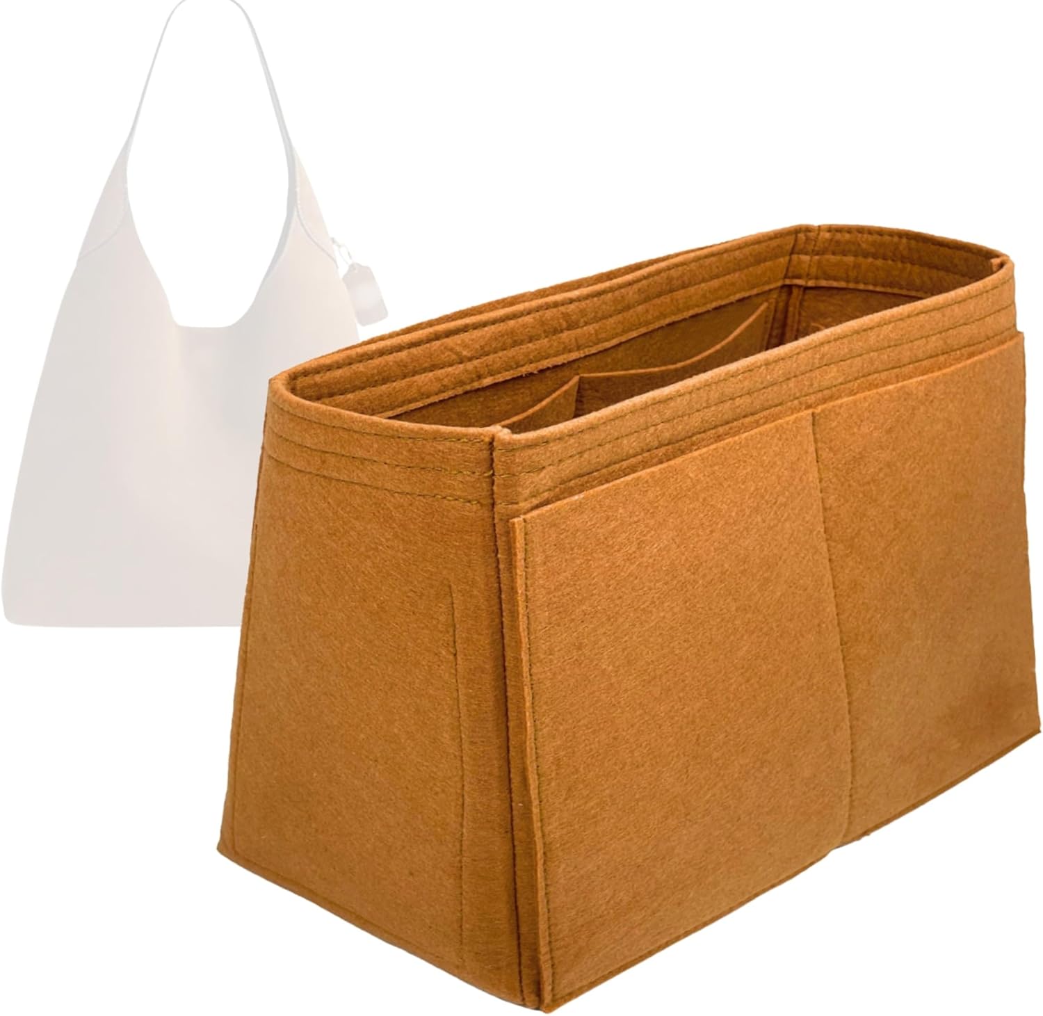 Organizer for Brooklyn Shoulder Bag 28 - Felt Insert with Key Chain