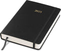 Wykeham's Executive 2025 Daily Journal Planner (Black, 8.5in x 5.5in)