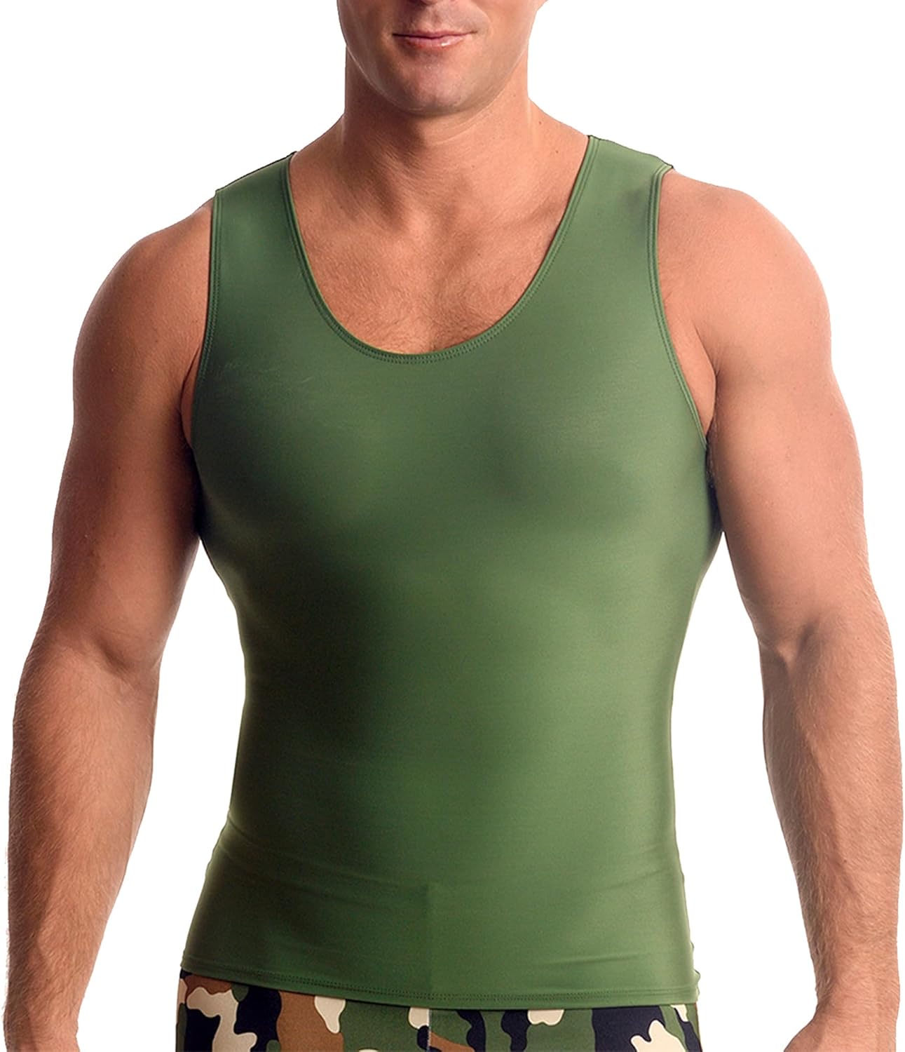 Insta Slim Compression Tank-Top Shapewear for Men - Tummy Control