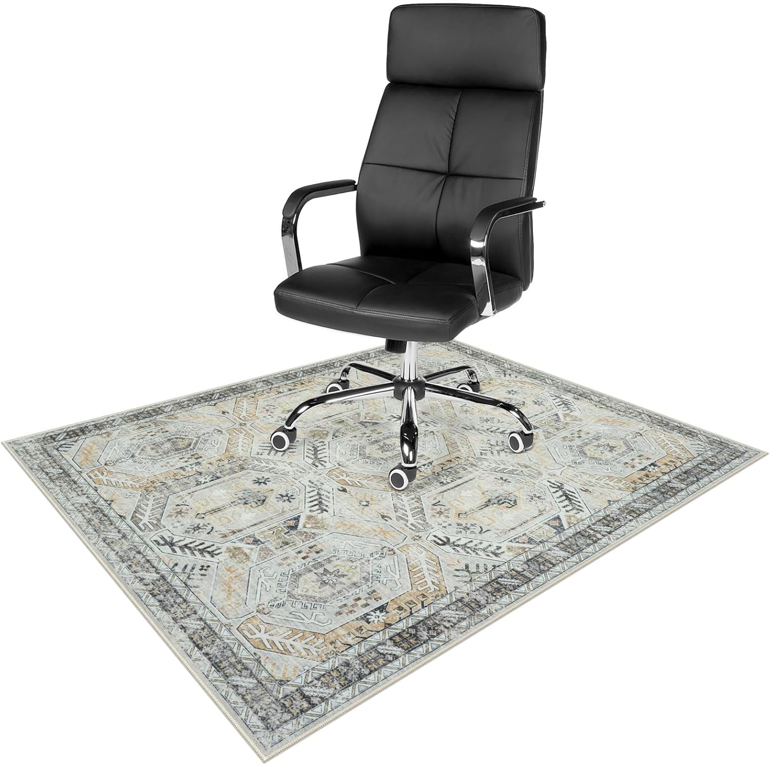 Anidaroel 48x60 Hardwood Floor Chair Mat - Anti-Slip Protection! 