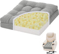 Extra Large Memory Foam Recliner Cushion 20x20x5 in - Helps Stand Up