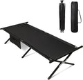 WLIVE Military Camping Cot for Adults, Portable Folding Bed