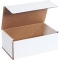 BOX USA BM1064 10in x 6in x 4in White Corrugated Mailers - Sturdy Ship