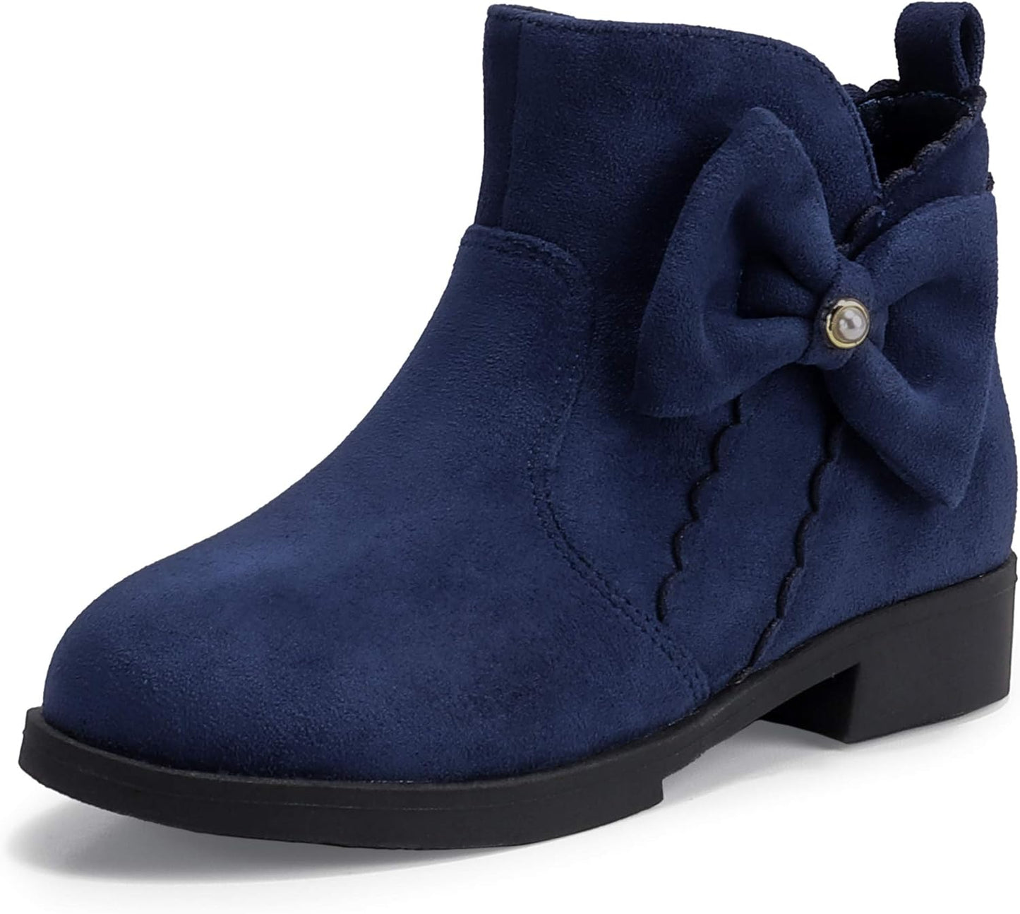 Clara Fashion Short Ankle Boots for Toddler Girls with Pearls