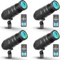 10W RGBW Mini Pinspot Lights by Queenfavor for Parties