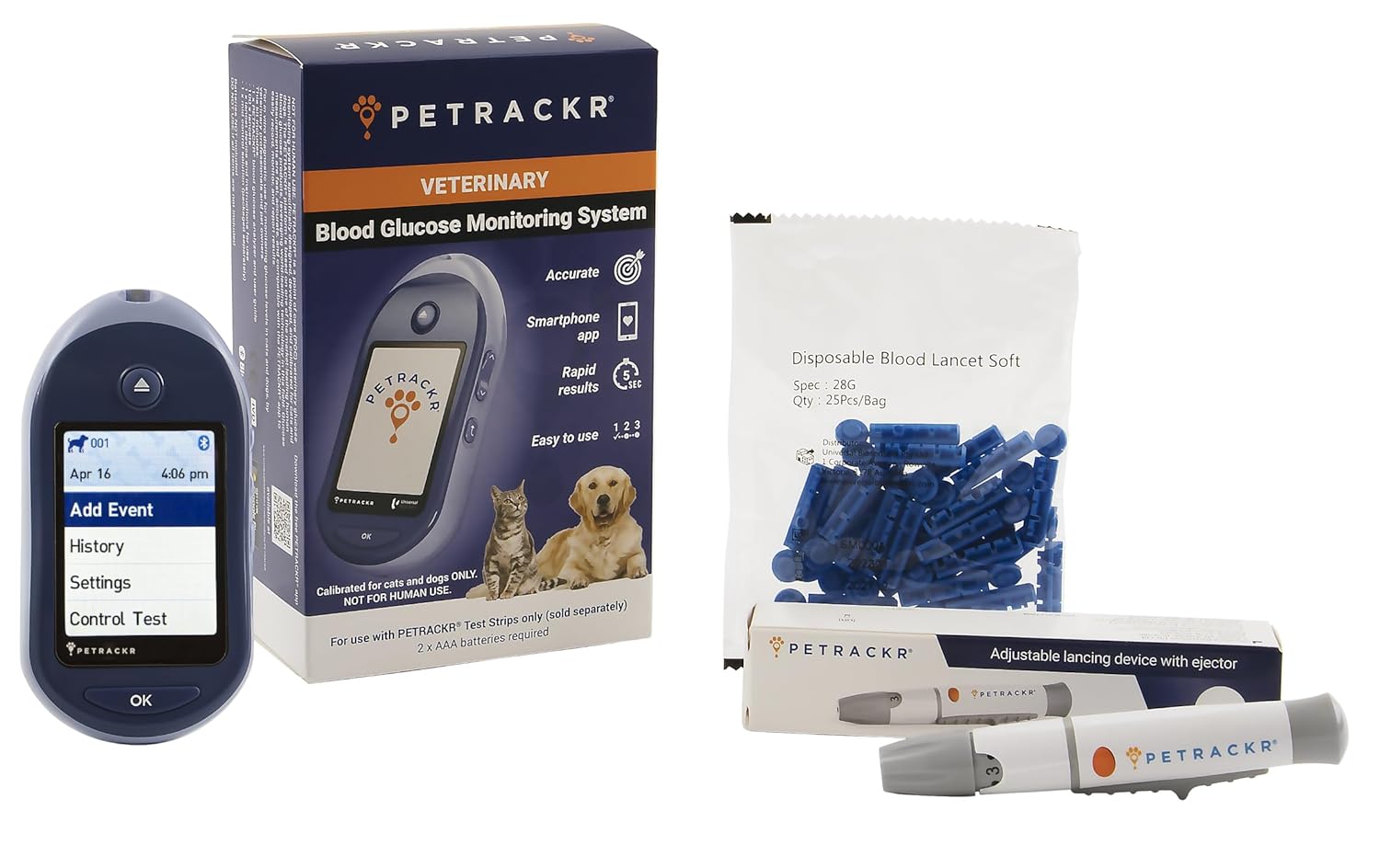 Pet Blood Glucose Analyzer Kit - PETRACKR