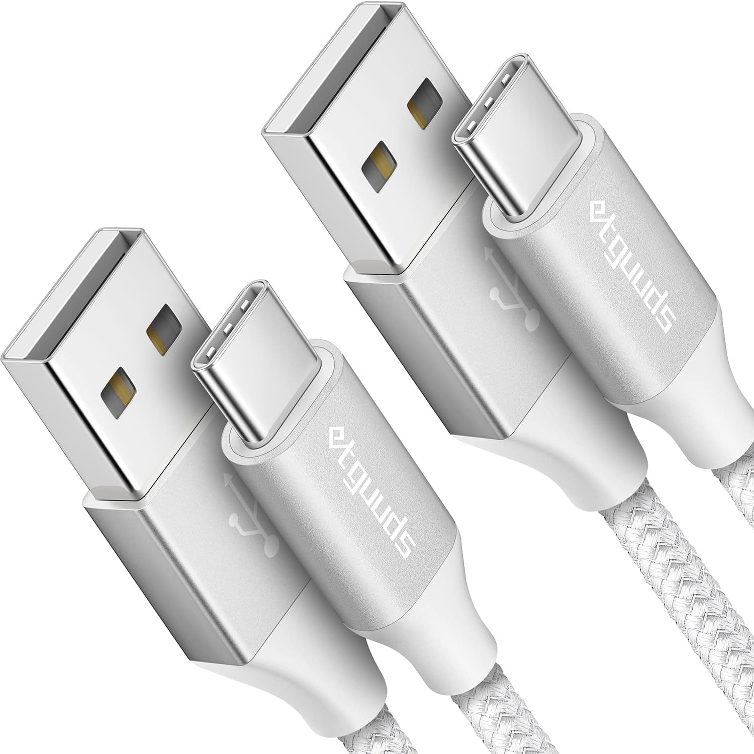 2-Pack Fast Charging USB-C Cables by etguuds