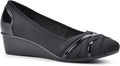 Cliffs Bowie Cushioned Ballet Wedge Heel - Comfortable Day-to-Night