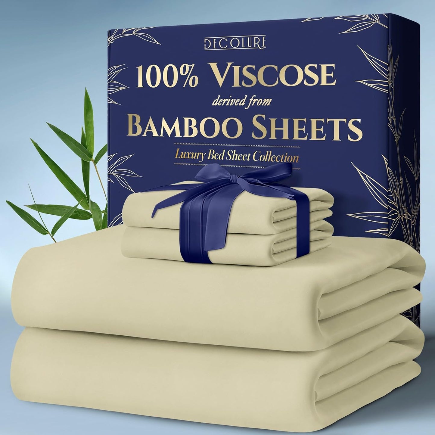 Viscose Derived from Bamboo Sheets for California King Beds
