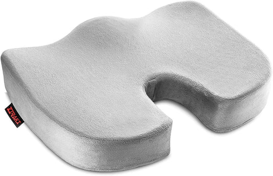 ZIRAKI Memory Foam Seat Cushion - Sciatica Pain Relief