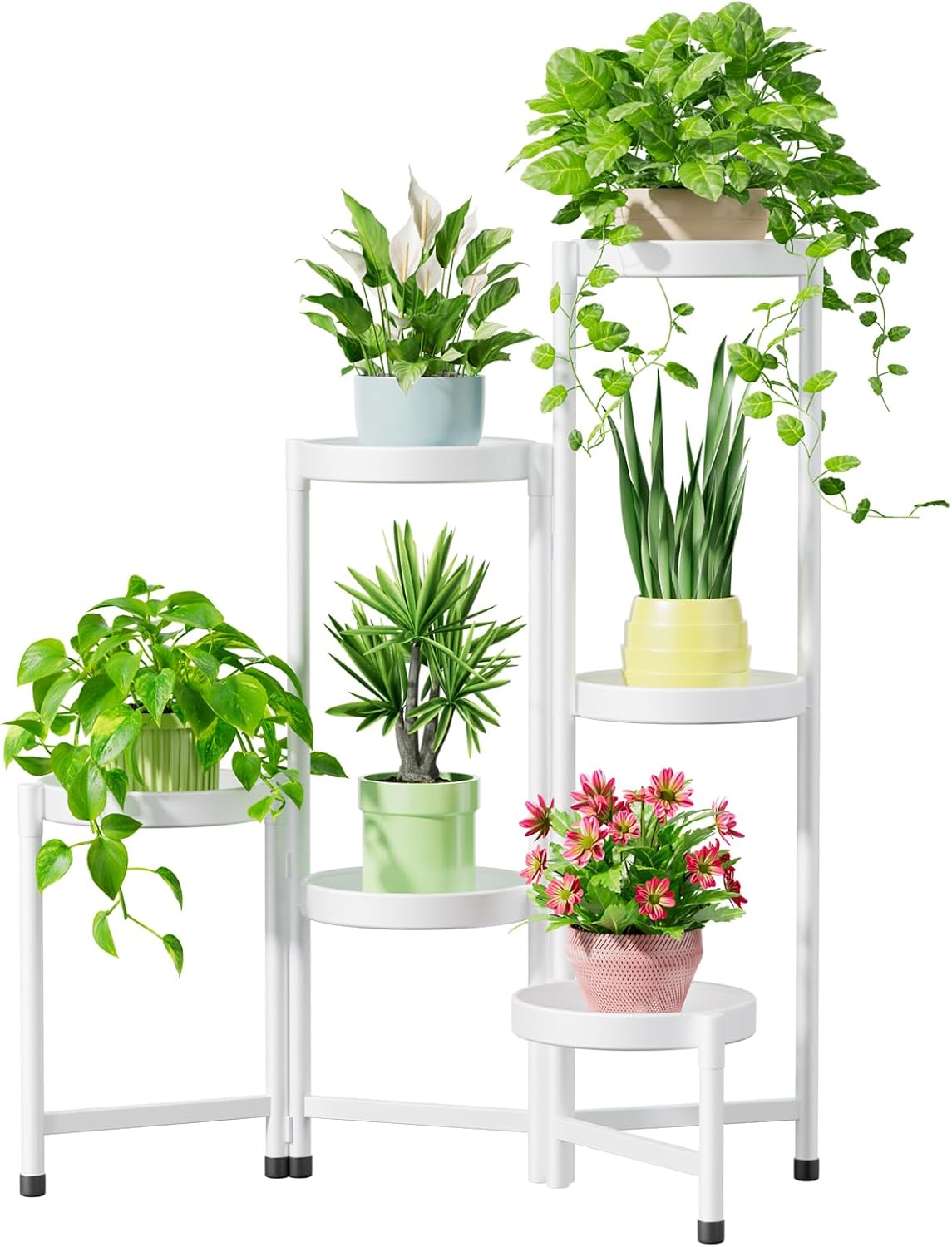 iDavosic.ly Plant Stand Indoor Outdoor for Elegant Display