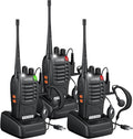 eSynic 3-Pack Professional Walkie Talkies - Long Range VOX Set