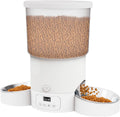 SURDY Automatic Cat Feeder for 2 Cats - Dual Side 5L Timer