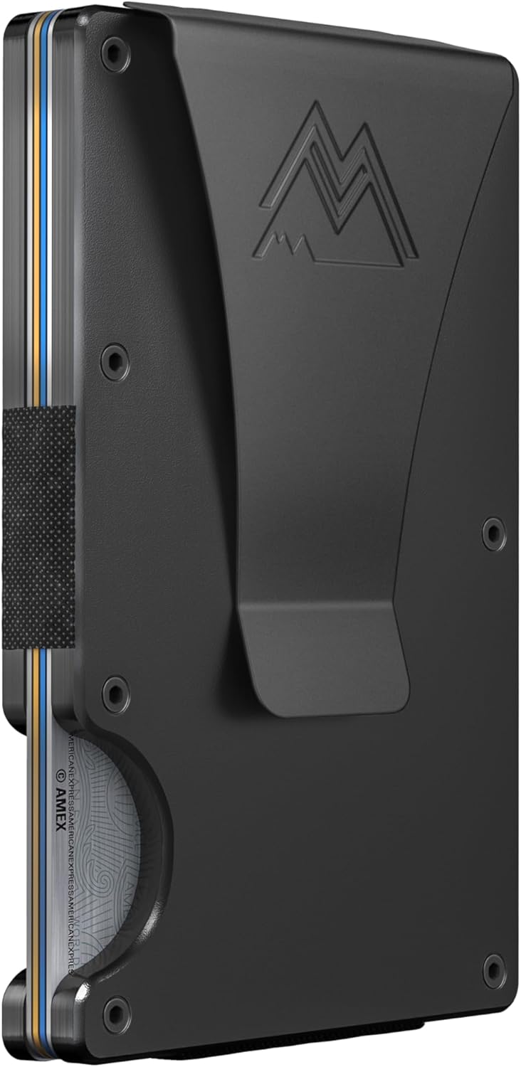 Mountain Voyage Co Minimalist Wallet for Men & Women - Slim RFID